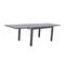 Ensemble Table De Jardin Extensible Aluminium 135/270cm + 10 Fauteuils Empilables Corde Anthracite