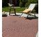 Tapis Extérieur Carré - 200x200cm - Rose - 100% Polypropylène Résistant Aux Uv - 800gr/m2 - 192 000