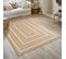 Tapis Extérieur - 120x170cm - Naturel - 100% Polypropylène Résistant Aux Uv - 1400 Gr/m2 - Tycia