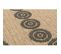 Tapis Extérieur Rond - 120cm - Naturel - 100% Polypropylène Résistant Aux Uv - 1400 Gr/m2 - Hoya