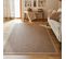 Tapis Extérieur - 60x90cm - Naturel - 100% Polypropylène Résistant Aux Uv - 1400 Gr/m2 - Kia