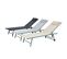 Lot De 2 Transats Inclinables Et Empilables - Anthracite - Sunny