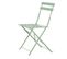 Table Et Chaises Pliantes Bistrot Balcon Terrasse- 2 Places - Vert - Flore