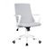 Chaise De Bureau Style Tissu Grise/blanche