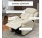 Fauteuil De Relaxation Releveur Boston Avec Repose-pieds Crème