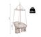 Chaise Suspendue Pivotante Ligth Beige