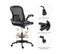 Fauteuil De Bureau Assise Haute Jenny Noir