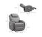 Fauteuil De Relaxation Électrique Charlotte Gris