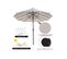 Grand Parasol King - Longueur 4,6 M - Crème