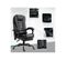 Fauteuil De Bureau Relaxant Massant Branson Noir