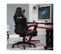 Fauteuil De Bureau Gamer Spaceship Rouge Et Noir