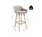 Lot De 2 Tabourets De Bar Naples Beige