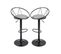 Lot De 2 Tabourets De Bar Katz Noirs