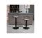 Lot De 2 Tabourets De Bar Katz Noirs