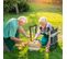 Tabouret De Jardin Agenouilloir Simone Vert Et Noir