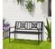 Banc De Jardin 2 Places Dimitri Noir