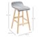 Lot De 2 Tabourets De Bar Vivian Gris Clair