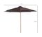 Parasol En Bois De Bambou Sherwood Chocolat