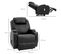 Fauteuil De Relaxation Électrique Massant Charlotte Noir