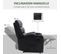 Fauteuil Relax Inclinable Mario Noir