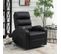 Fauteuil Relax Inclinable Mario Noir