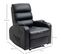 Fauteuil Relax Inclinable Mario Noir