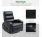 Fauteuil Relax Inclinable Mario Noir