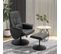 Fauteuil Inclinable Avec Repose-pieds Ennio Noir