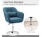 Fauteuil Haut Sharon Bleu