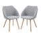 Lot De 2 Chaises Geraldine Grises