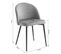 Lot De 2 Chaises Design Beatrice Grises