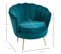 Fauteuil Coquillage Arielle Bleu Canard