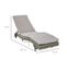 Bain De Soleil Inclinable Kristina Gris