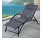 Bain De Soleil Inclinable Anna Gris