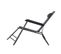 Chaise Longue Transat 2 En 1 Marlon Grise