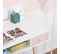 Bureau Scandinave Enfant Alix Blanc Rose Gris