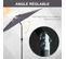 Parasol Design Inclinable Jorge Gris Et Noir