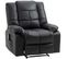 Fauteuil De Relaxation Massant Emilio Noir