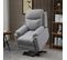 Fauteuil De Relaxation Releveur Augusto Gris Clair Chiné