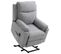 Fauteuil De Relaxation Releveur Augusto Gris Clair Chiné