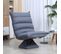 Fauteuil Lounge Saragosse Gris