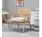 Fauteuil Cannage Larida Beige