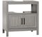 Meuble Sous-vasque Walsall Aspect Bois Gris