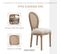 Lot De 2 Chaises Louis Xvi Cannage Versailles Lin Beige