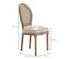 Lot De 2 Chaises Louis Xvi Cannage Versailles Lin Beige