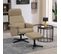 Fauteuil Inclinable Avec Repose-pieds Watson Camel