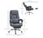 Fauteuil De Bureau Massant Leonie Gris