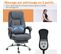 Fauteuil De Bureau Massant Leonie Gris