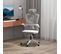 Fauteuil De Bureau Ergonomique Clark Gris Et Blanc