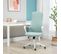 Fauteuil De Bureau Inclinable Ondine Vert D'eau